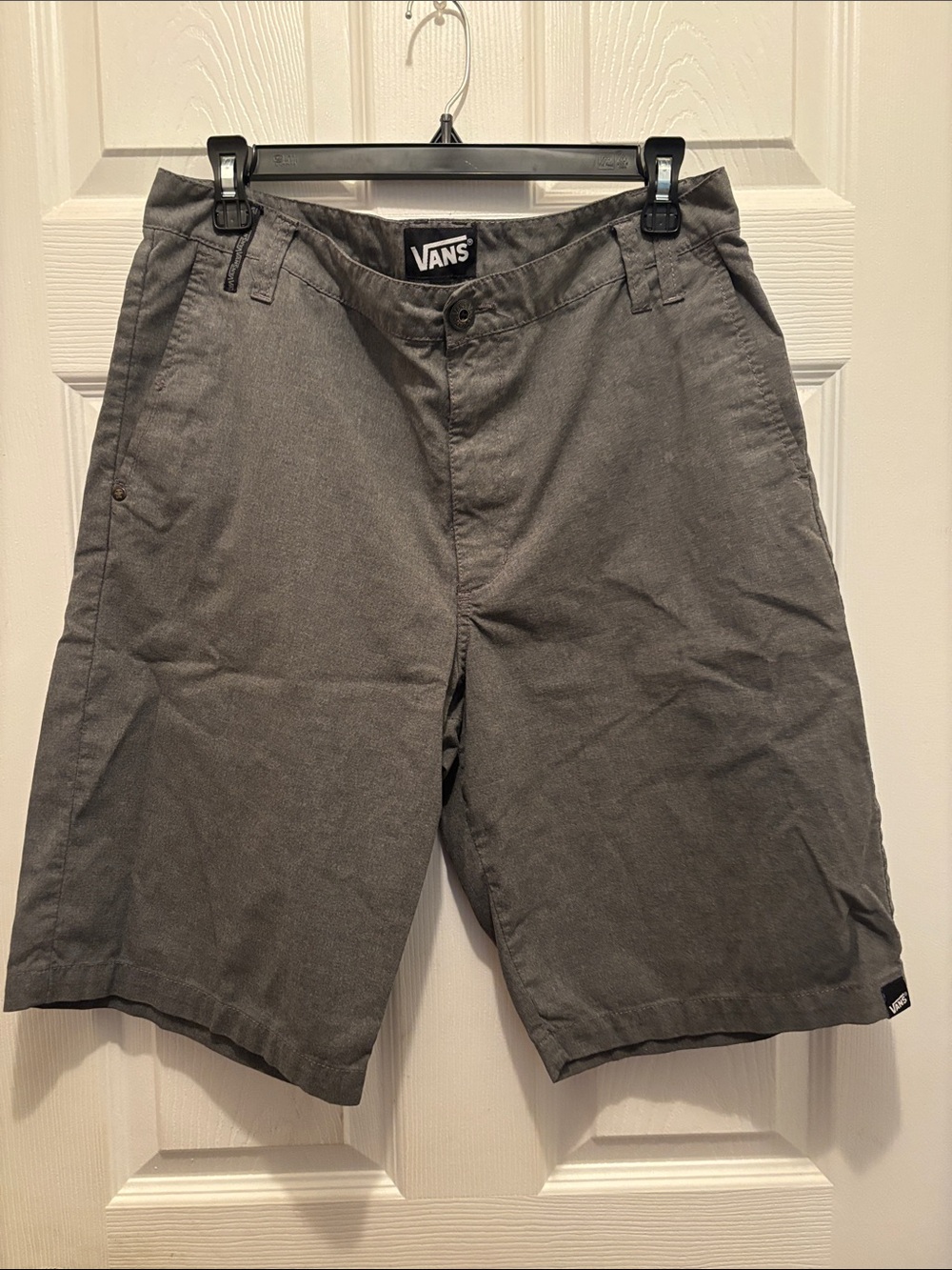 Vans Men's Slate Gray Flat Front Shorts